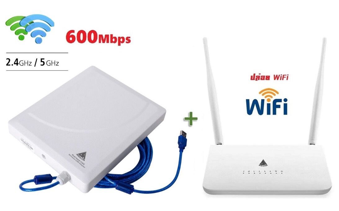 ขยาย สัญญาณ Wifi ระยะไกล รับ Wifi แล้วแชร์ Wifi ต่อผ่าน Router รองรับ  การใช้งาน ได้พร้อมกัน 32 อุปกรณ์ Melon R658Un519D - Smart Commerce -  Thaipick