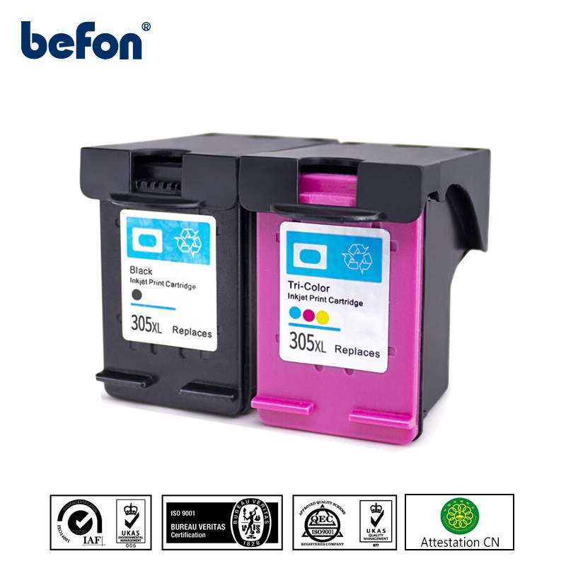 Befon 305xl Refilled Ink Cartridge Replacement For Hp 305 Xl Hp305