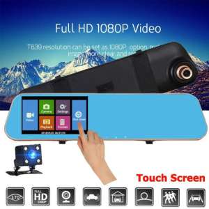 4.0 inch Vehicle DVR Full HD 1080P กล้องติดรถยน กล้องติดรถยนต์ จอกระจก ไร้ขอบ สบายตา คมชัดระดับ