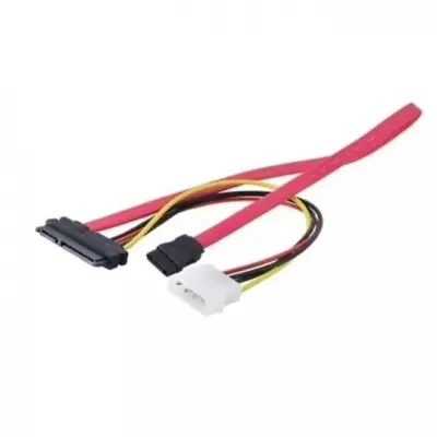 สาย SATA Combo 15 Pin Power and 7 Pin Data Cable 4 Pin Molex to Serial ATA คุณภาพสูง ยาวสุดๆ 40 ซม.