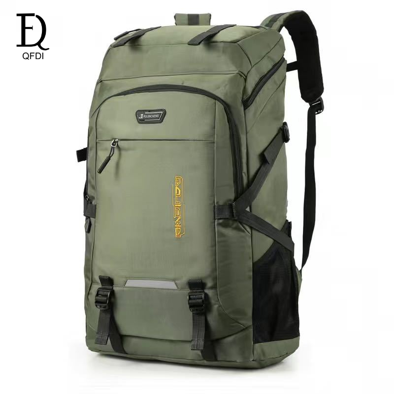QFDI New 60L Large Capacity Backpack Outdoor Sports Travel Bag Men's Mountaineering Bag