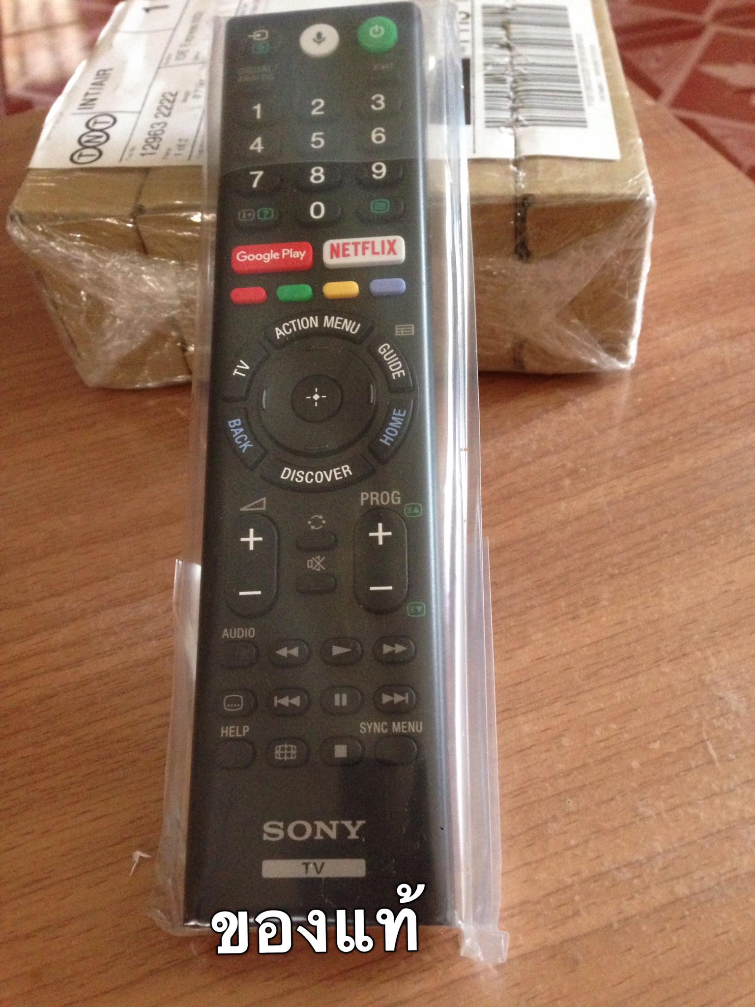 รีโมท TV Sony android RMFTX300P ใช้งานคำสังเสียงได้ ( ของแท้ 100 
