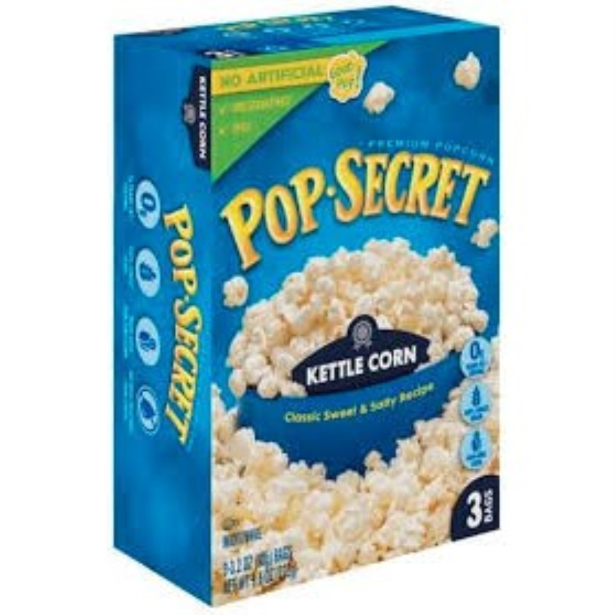 ♝◐ ป๊อปซีเคร็ท Kettle Corn เมล็ดข้าวโพดดิบ สำหรับไมโครเวฟ 272 กรัม Pop Secret Microwave Popcorn 96 Oz