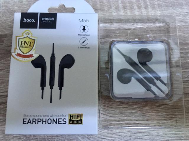 Hoco หูฟัง Stereo Sound and Wire Control Earphones