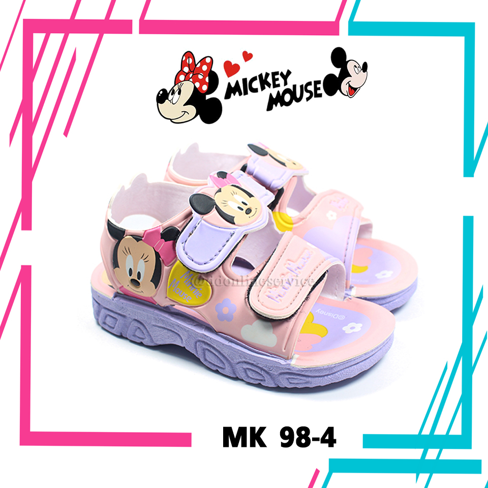 รองเท้ารัดส้นเด็ก รองเท้ารัดส้นเด็กลายมิกกี้ มินนี่ รองเท้ารัดส้นเด็กผู้หญิง เด็กผู้ชาย รองเท้ารัดส้นราคาถูก รุ่น Kenta MK 98-3 MK 98-4 MK 98-5