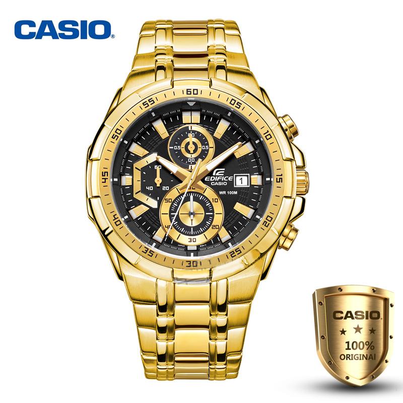 Casio Edifice Model EFR-539SG-7AV Best Sellers Men's Watch Stainless Steel Strap （ของแท้100% ประกันCMG)
