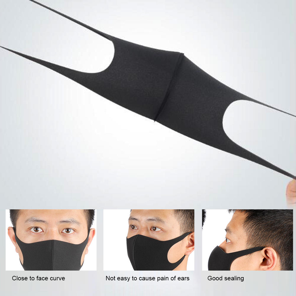 Anti Haze Muffle Washable Mouth Mask, 10PCS Reusable Unisex Anti Haze