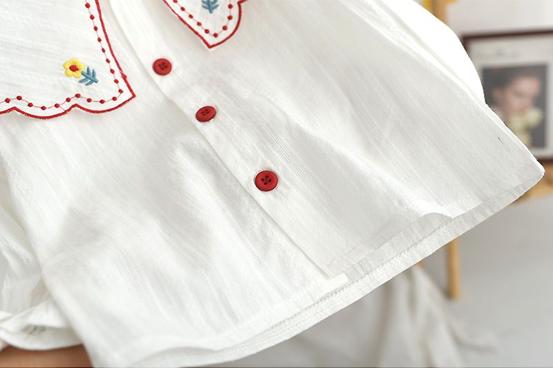 Baby 03 years old girl's shirt spring and autumn fried street fashion