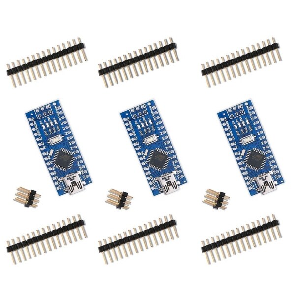 Bảng giá 3 Pcs Arduino Pro Mini Nano V3.0 ATmega328P 5V 16M Microcontroller Kit Without USB Cable for Arduino Nano V3.0 Phong Vũ
