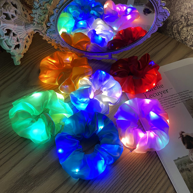 Led Hair Bands Nightclubs Leap Di Rope Christmas Hair Accessories For ...
