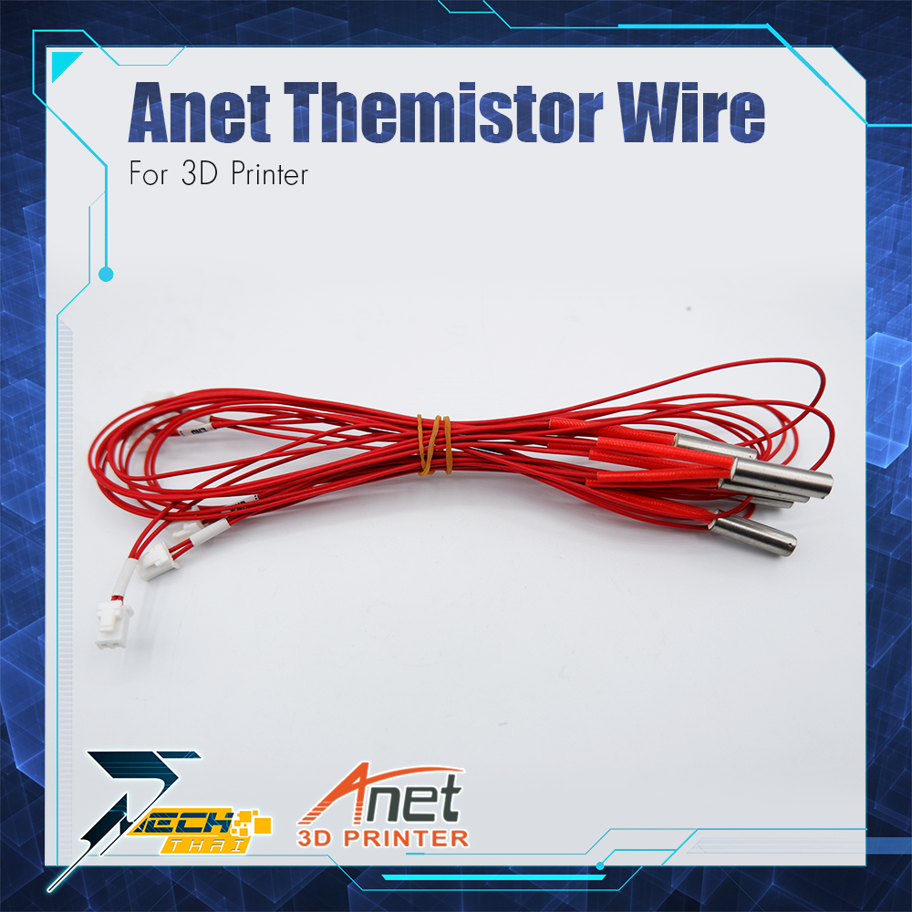 Anet 3D Printer part Thermistor สำหรับเชื่อมต่อ Hot End Kit และ Extruder Throat 1 piece / 1 ชิ้น