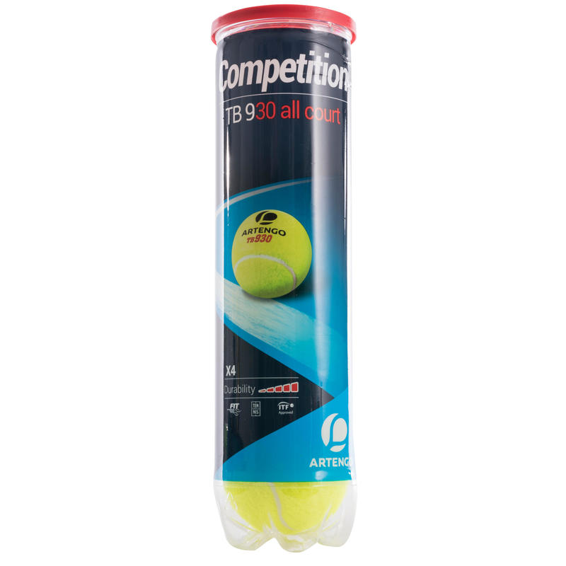 Tennis Ball TB930 4-Pack - Yellow