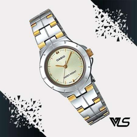 Casio นาฬิกาข้อมือผู้หญิง สายสแตนเลส สองกษัตริย์ รุ่น LTP-1242SG-7CDF Casio นาฬิกาข้อมือผู้หญิง สายสแตนเลส สองกษัตริย์ รุ่น LTP-1242SG-7CDF