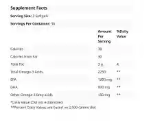 ภาพขนาดย่อของภาพหน้าปกสินค้าโอเมก้า3 น้ำมันปลา, Fish Oil Omega3, BioSchwartz, Omega 3 Fish Oil, 1200 mg EPA & 900 mg DHA, 90 Softgels, โอเมก้า 3 จากปลาทะเะล จากร้าน 365DDPRODUCT บน Lazada ภาพที่ 6