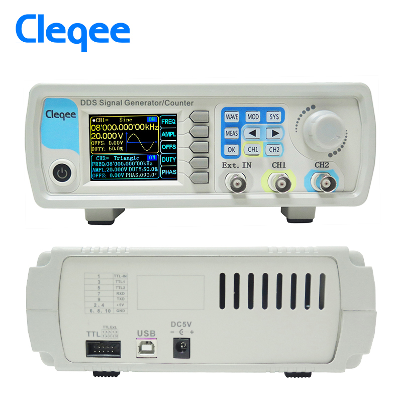 JDS6600-60M ฟังก์ชั่นเจนเนอเรเตอร์ 60MHz Cleqee JDS6600-60M 60MHZ ...