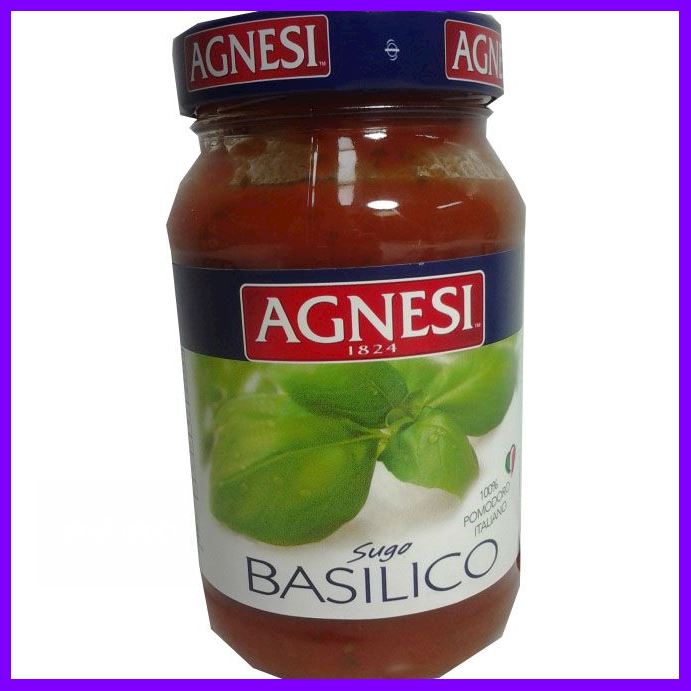 คุณภาพดี Agnesi Sauce Tomato + Basilico 400g บริการเก็บเงินปลายทาง
