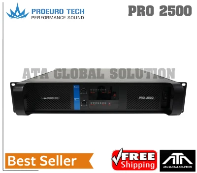 ** ราคาดีสุด รีวิวแน่น ฟรีค่าจัดส่ง ** PROEURO TECH PRO-2500 เพาเวอร์แอมป์ PROEUROTECH PRO2500 พาวเวอร์แอมป์ โปรยูโรเทค โปร 2500 ขยาย เพาเวอร์ เครื่องขยายเสียง แอมป์ โปรยูโร เทค ProeuroTech PRO-2500 PRO 2500