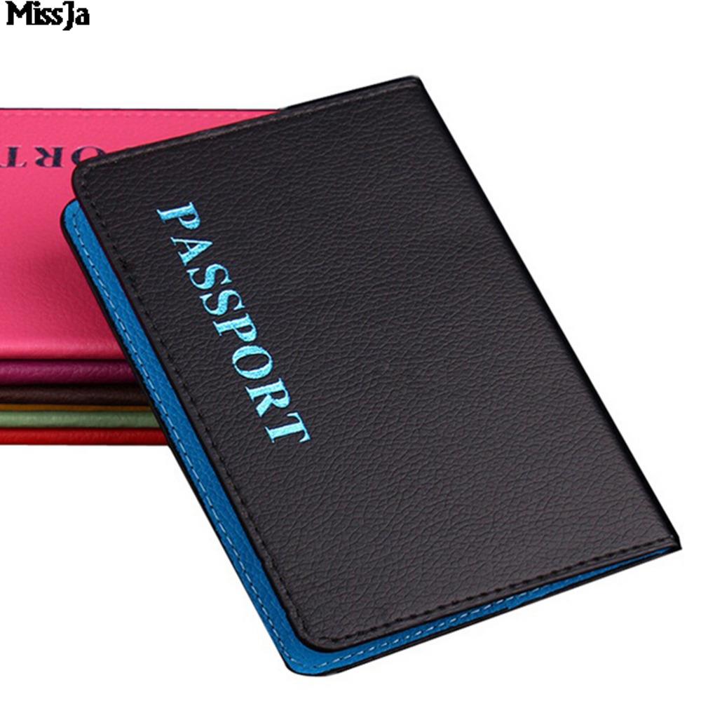 High Quality Soft Pu Leather Passport Cover For Women Men New Arrivals On Sale Mens Passport 1461