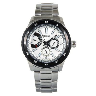 ดูภาพ Karnvera Shop Seiko นาฬิกาข้อมือผู้ชาย Seiko Men's SNT021P1 Stainless Steel Watch - Silver เพิ่มเติม Karnvera Shop Seiko นาฬิกาข้อมือผู้ชาย Seiko Men's SNT021P1 Stainless Steel Watch - Silver