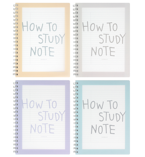 Ropamoda สมุด PP How to study note (ขนาด B5 เลเอ้าท์แบบ cornell ) Made In Korea