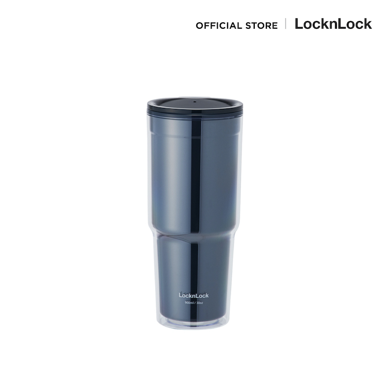 LocknLock - แก้วน้ำแบบพกพา Doublewall Coldcup - HAP502
