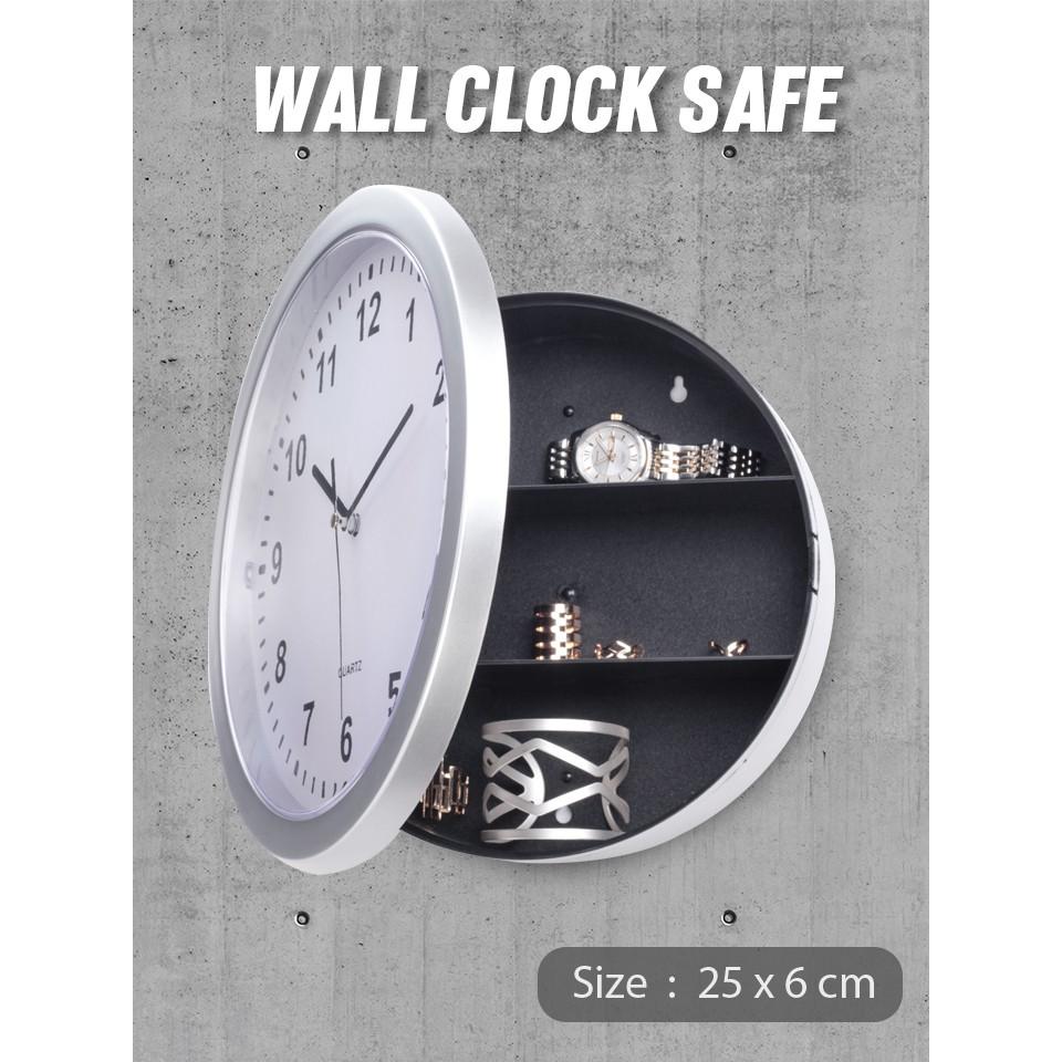 ตู้เก็บของรูปนาฬิกาแขวนผนัง นาฬิกา นาฬิกาแขวนผนัง ที่เก็บของติดผนัง Wall Clock Safe