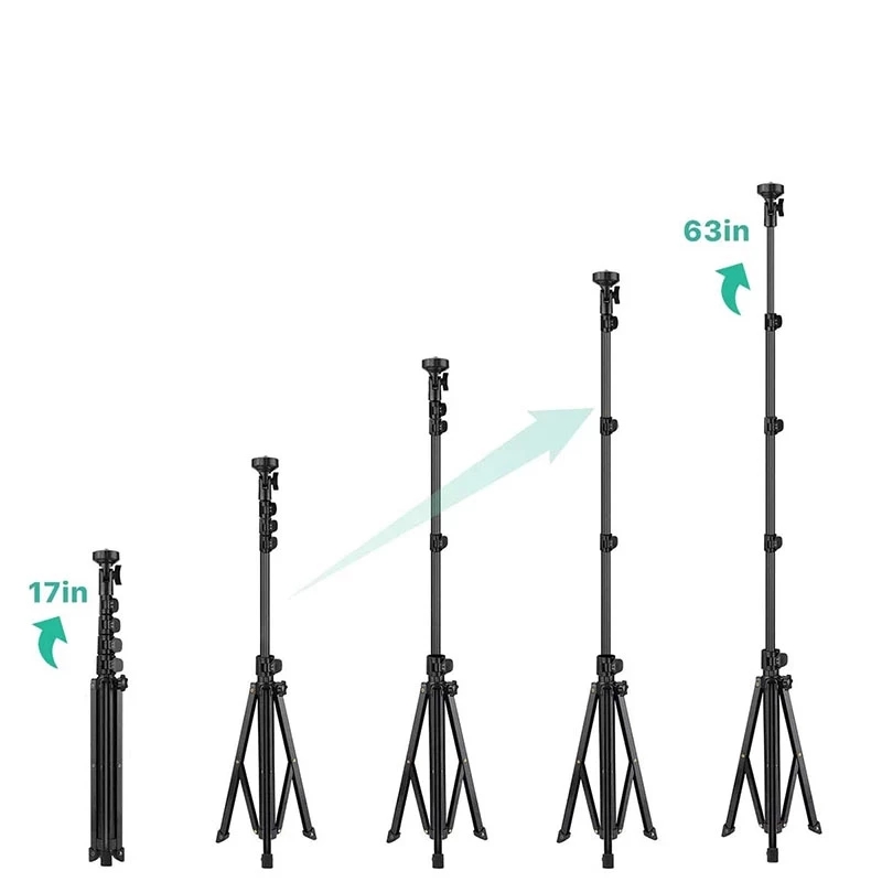 Selfie Stick Tripod UBeesize 51" Extendable Tripod Stand with Bluetooth
