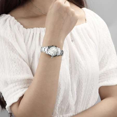 Casio SHN-4019DP-4A Womens Sprinkled Bezel Metal Fashion Pink Dial Watch Casio SHN-4019DP-4A Womens Sprinkled Bezel Metal Fashion Pink Dial Watch