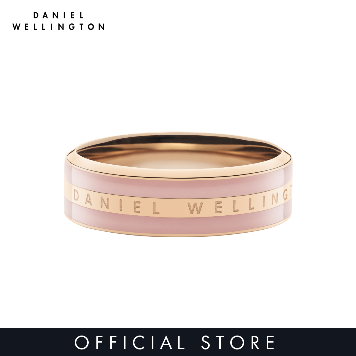 Daniel Wellington Emalie Ring Dusty Rose 50 9号 DW00400061 Jewellery - Women's Emalie Ring in rose gold and pink | DW
