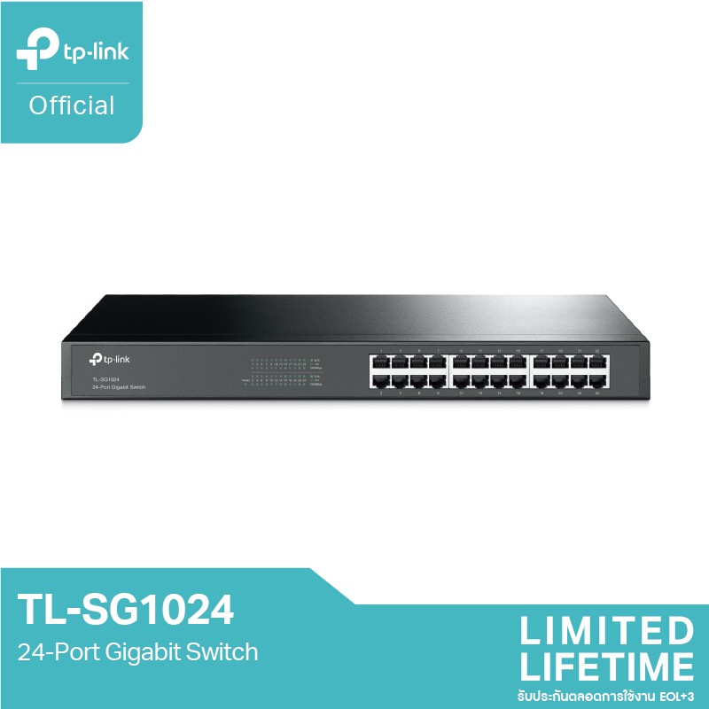 ลดราคา TP-Link TL-SG1024 24-Port Gigabit Switch #ค้นหาเพิ่มเติม ไฟอัจฉริยะ USB Adapter อุปกรณ์รับสัญญาณ หลอดไฟ Smart
