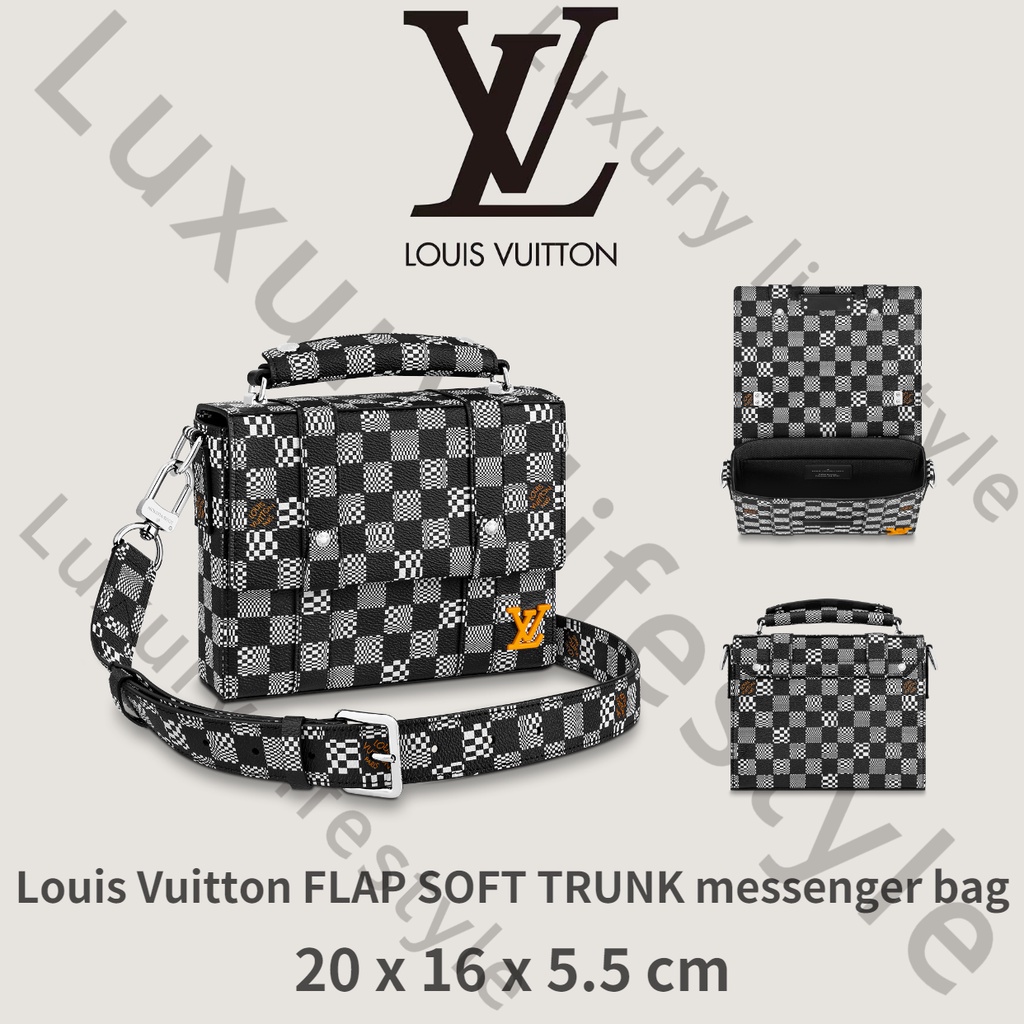 Louis Vuitton FLAP SOFT TRUNK messenger bag/กระเป๋าสะพาย Louis Vuitton