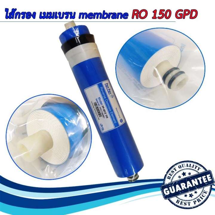 ไส้กรองน้ำ เมมเบรน RO 150 GPD membrane เครื่องกรองน้ำ ตู้น้ำหยอดเหรียญ กำลังผลิต  150 แกลลอน/วัน