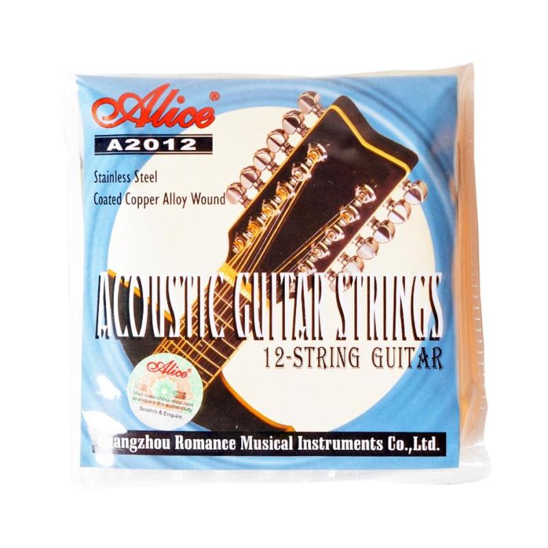 Alice A2012 12 Strings Acoustic Guitar Strings 010-026 Musical Instrument Guitar Parts Accessories 12 Guitar Strings 1 Set Malaysia