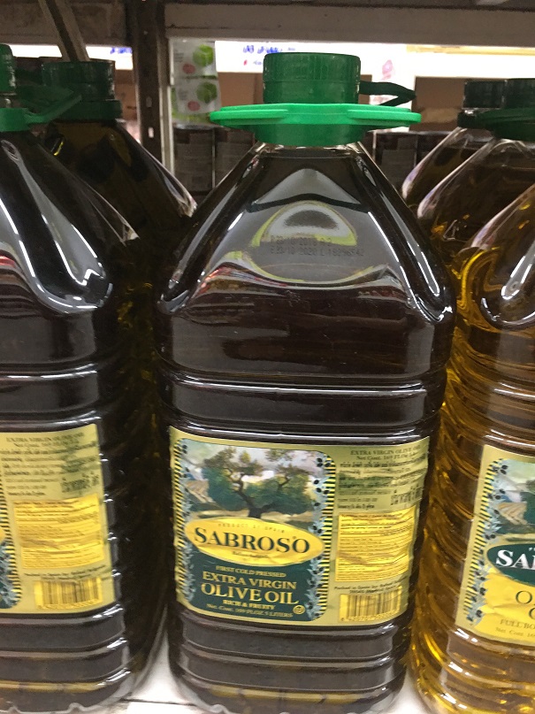 น้ำมันมะกอก Sabroso Extra Virgin Olive Oil 5000ml