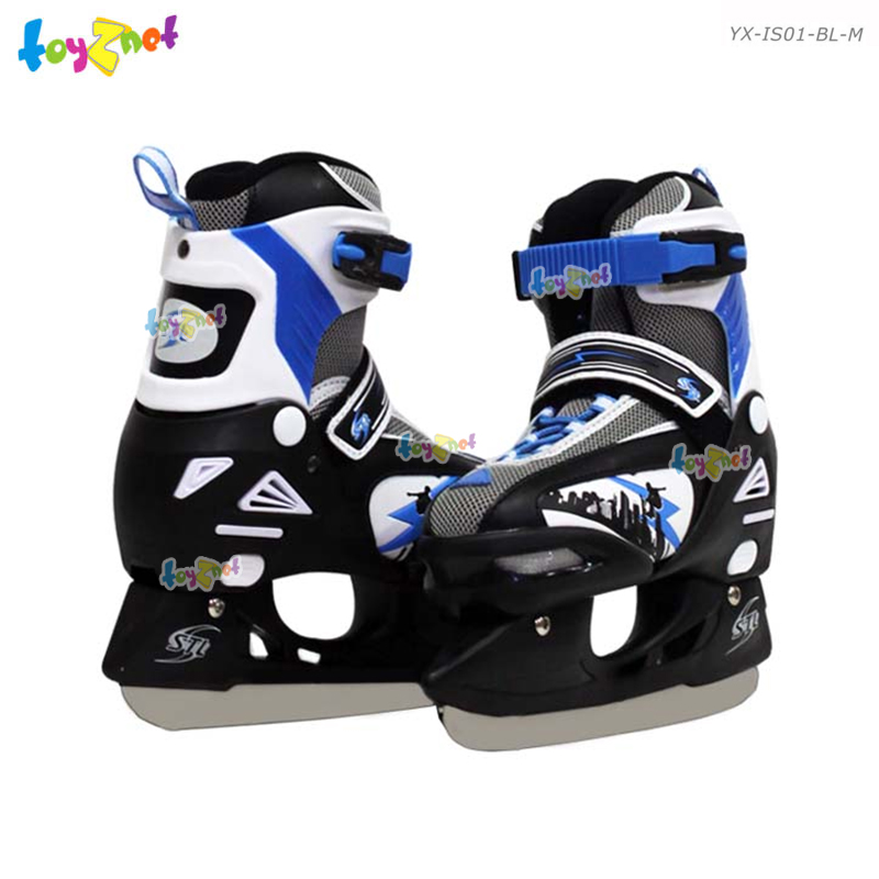 Toyznet ส่งฟรี รองเท้าสเก็ตน้ำแข็ง สีน้ำเงิน Size M (35-38) รุ่น YX-IS01-BL-M