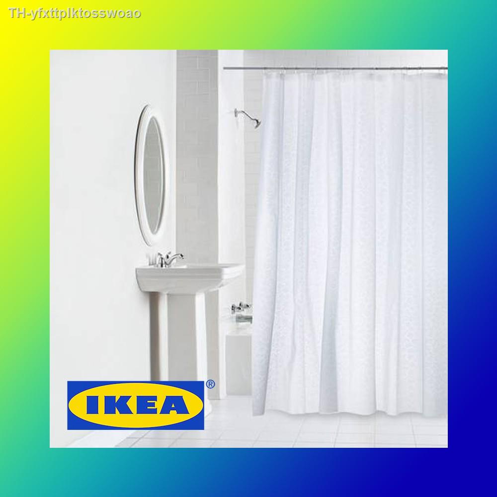 ผ้าม่านห้องน้ำ ขนาด 180x200cm INNAREN IKEA WJaE