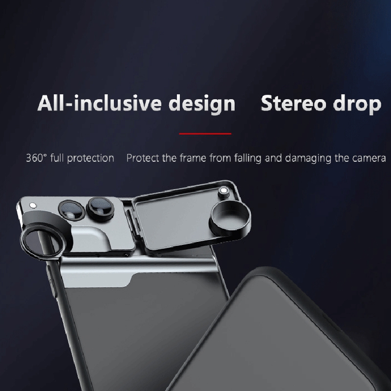 Multi Lens Camera Case Multi Phone Camera Lens for iPhone 12 with Phone Case 10X 20X Macro 180 ...
