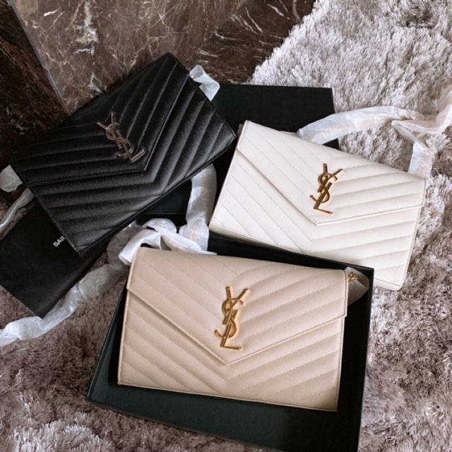 Ysl wallet cheap on chain 9