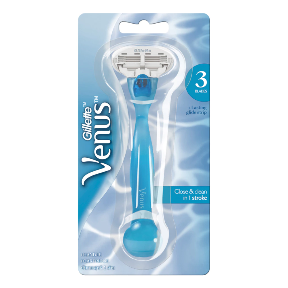 GILLETTE Venus Women Razor ยิลเลตต์ วีนัส ด้ามมีดโกนหญิง 1 ด้าม