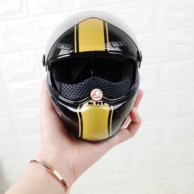 หมวกกันน็อคสัตว์เลี้ยง Pet helmet white