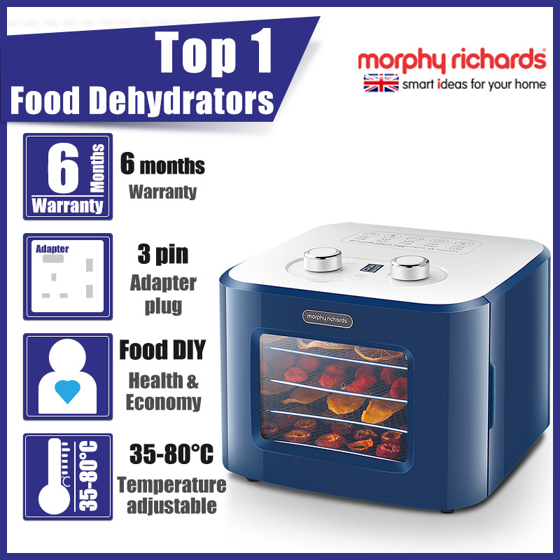 Morphy Richards DehydratorsอาหารMR6255 เครื่องผลไม้แห้งเครื่องเป่าผลไม้อาหารในครัวเรือนเครื่องเป่าขนมสัตว์เลี้ยงขนาดเล็กผลไม้และผัก