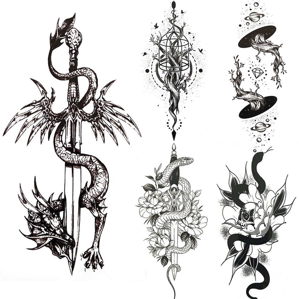 tattoo ideas on Twitter Thinking about getting a dragon tattoo wrapped  around a sword I want it small like on the ankle or my ribs Hmm  httpstcoK1X5xBenNu  X