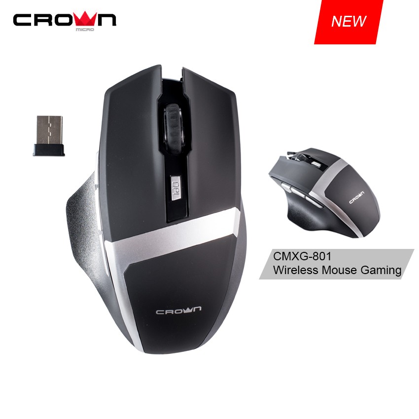 CMXG-801 Ghost Gaming wireless mouse 7 tasti  Crown Micro 
