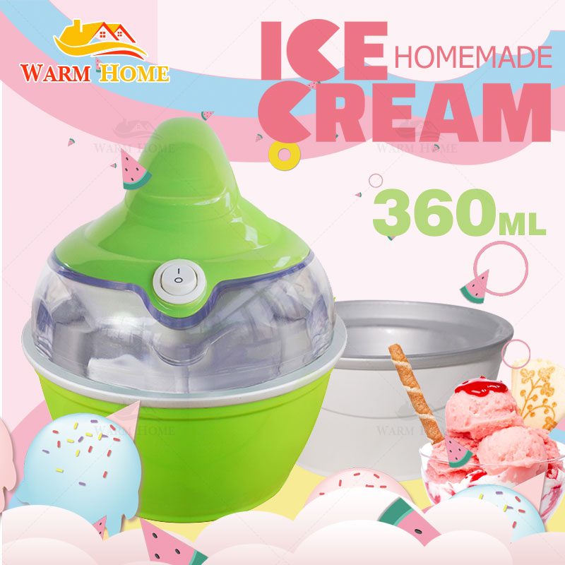 【Free shipping】เครื่องทำไอศกรีม Ice cream maker เครื่องทำไอศครีม ไอศครีมโฮมเมด ไอศครีมทำเอง  ทำไอศครีมจากผลไม้เเท้ๆได้ ความจุ 500 ml /360 ml.