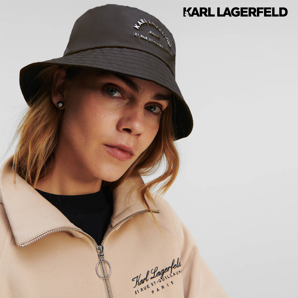 Karl Lagerfeld - RUE ST-GUILLAUME NYLON BUCKET HAT 235W3412