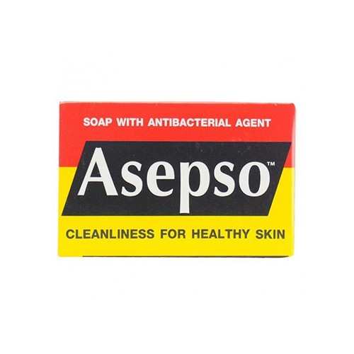Telecorsa สบู่ อาเซปโซ  Asepso ออริจินัล 80 กรัม 1ก้อน รุ่น Asepso-original-red-yellow-74a-Boss