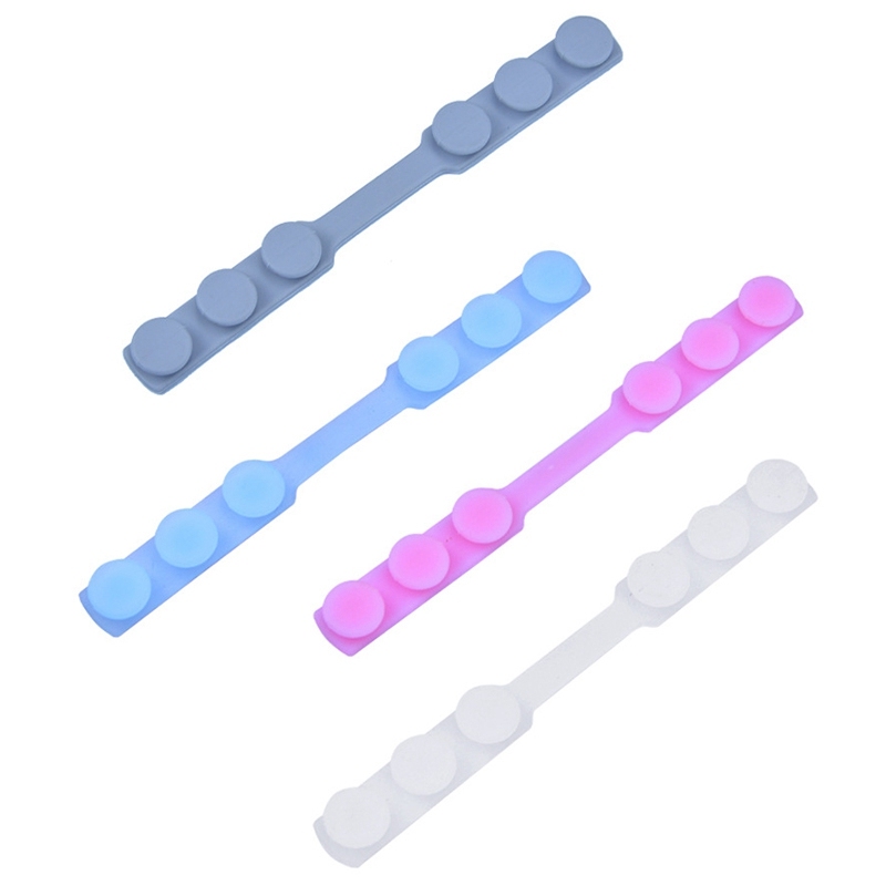 12Pcs Ear Protector Mask Hook Buckle Silicone Bandage Ear Rope Anti-Slip Adjustment Mascarillas Buckle