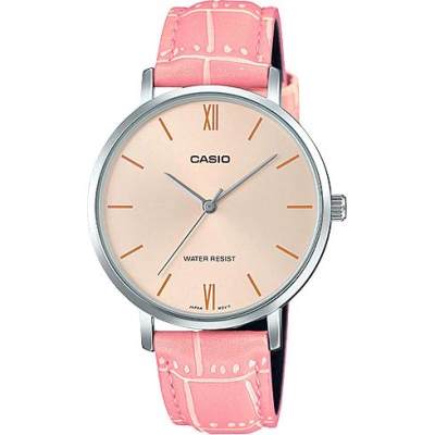 Casio นาฬิกาข้อมือผู้หญิง หน้าปัดใหญ่ สายหนัง รุ่น LTP-VT01 ของแท้ประกันศูนย์ CMG Casio นาฬิกาข้อมือผู้หญิง หน้าปัดใหญ่ สายหนัง รุ่น LTP-VT01 ของแท้ประกันศูนย์ CMG