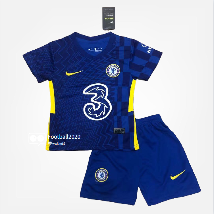 ฤดูกาลใหม่ 2021-2022 หรือชุดบอลเด็ก ทีม เชลซี สีน้ำเงินชุดกีฬาเด็ก (เสื้อ+กางเกง) ชุดเซตฟุตบอลเด็ก สินค้าเกรด AAA ผ้านิ่ม ใส่สบาย รับประกันคุ