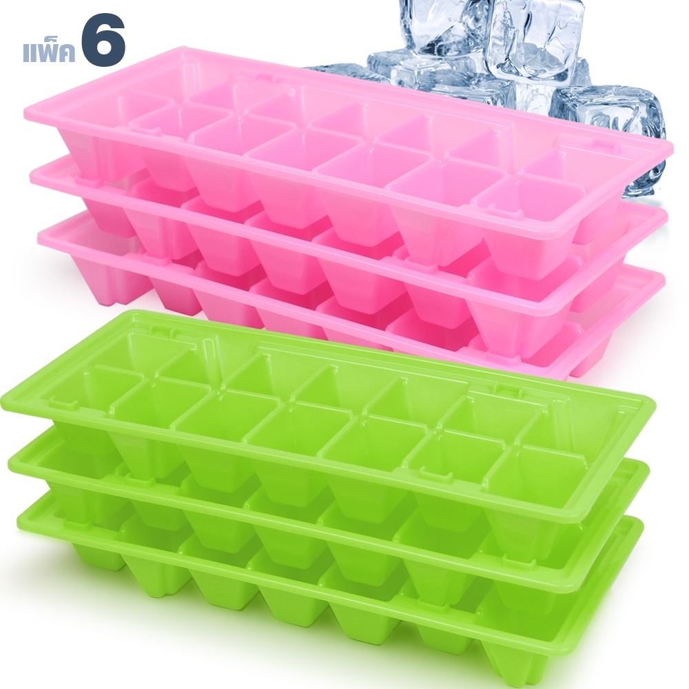 ถาดทำน้ำแข็ง ที่ทำน้ำแข็ง ถาดทำน้ำแข็ง คละสี ice cube tray Easy Ice